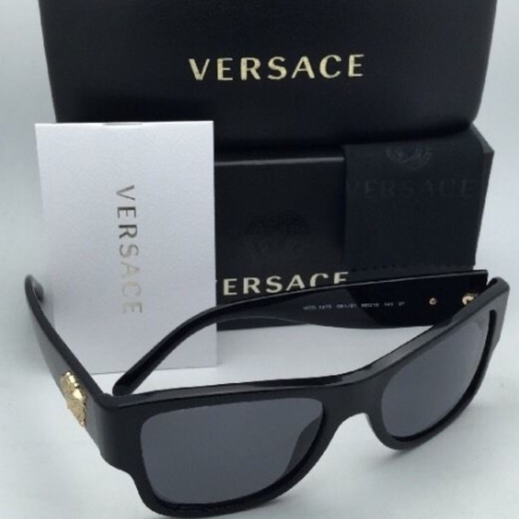 NWT Authentic Mens Versace Square Sunglasses - Picture 2 of 8